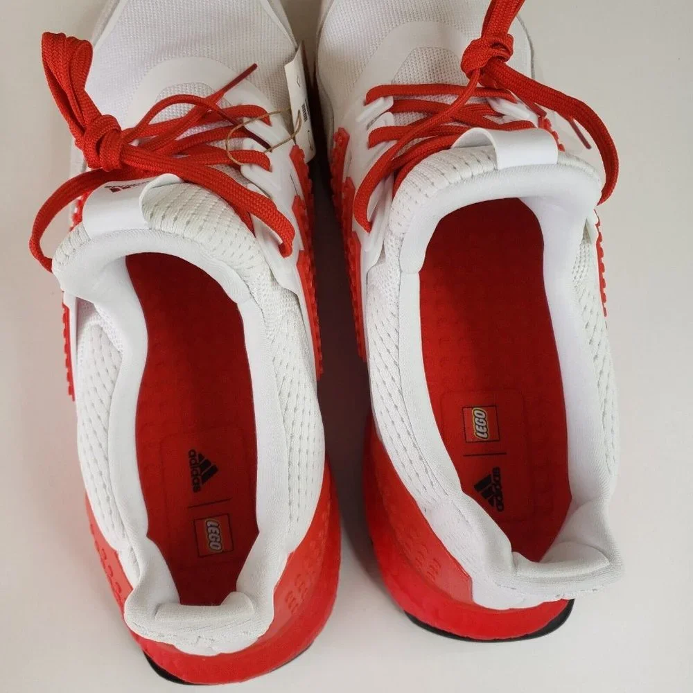 Adidas UltraBoost DNA x Lego ‘Color Pack Red’ Running Shoes Men's SZ 10.5 H67755 - Picture 12 of 15